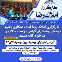 مشاور کارگزاری املاک رضا عضو رسمی اتحادیه پروفایل